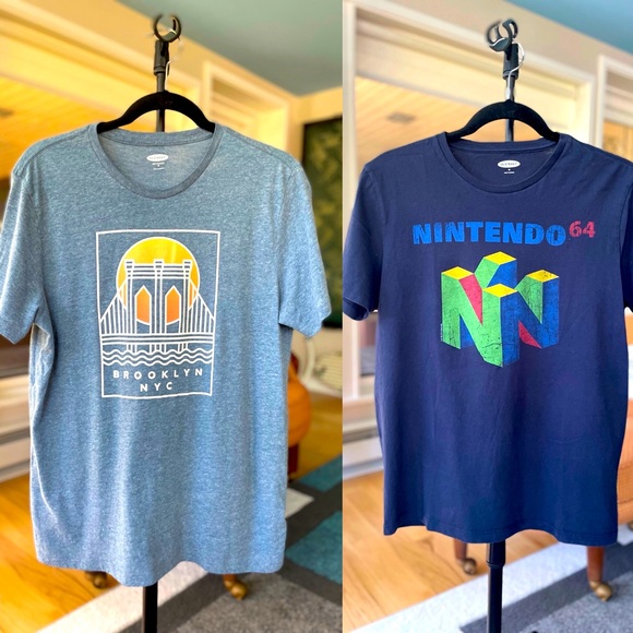 2 Boys Medium t-Shirts, Old Navy, Excellent Condition - Picture 1 of 13